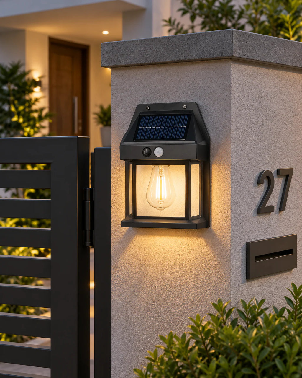 CBK BK-888 Solar Motion Sensor Outdoor Wall Lamp
